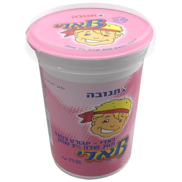 באדי יוגורט בטעם תות 500 מ"ל