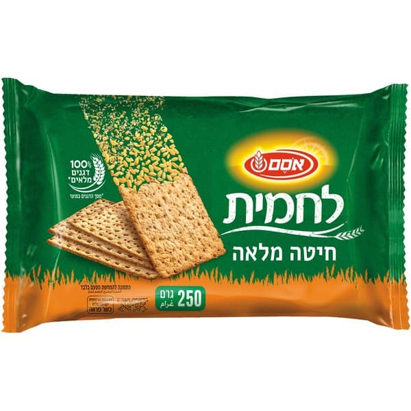 קרקר לחמית חיטה מלאה