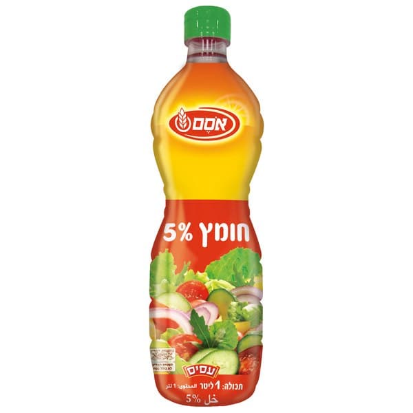 חומץ 5% עסיס 1 ליטר