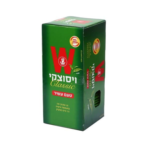 תה קלאסיק מעטפות ויסוצקי 25 יחידות