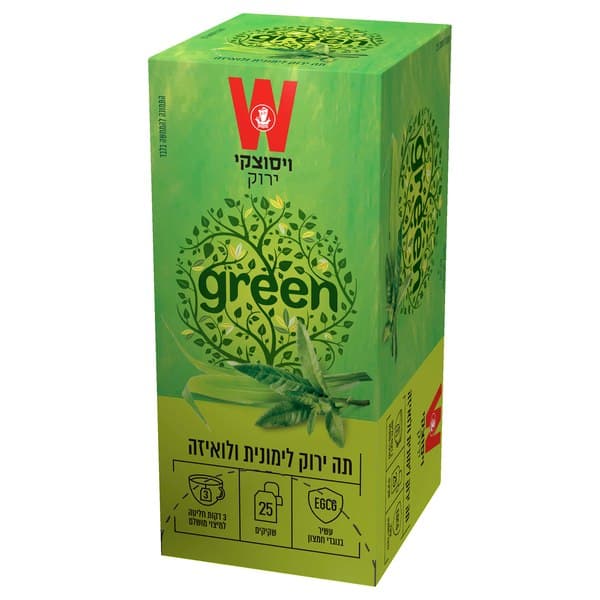תה ירוק לימונית ולואיזה, 25 יחידות