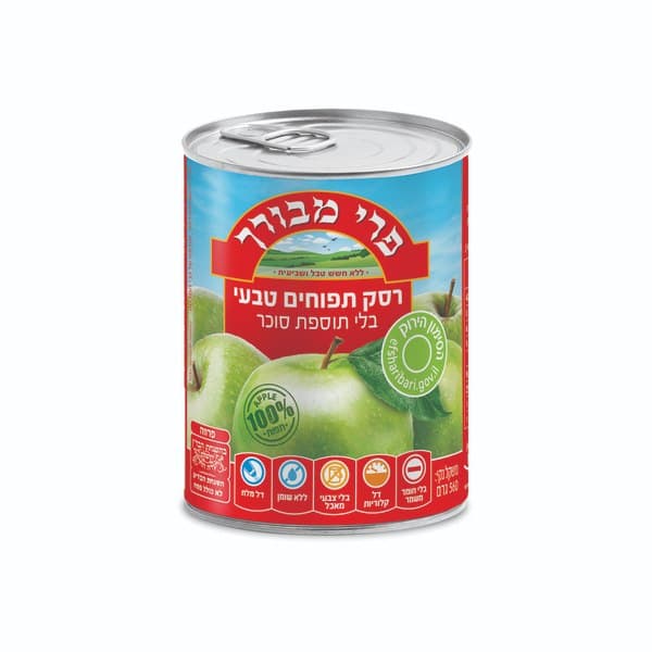 רסק תפוחים טבעי ללא תוספת סוכר