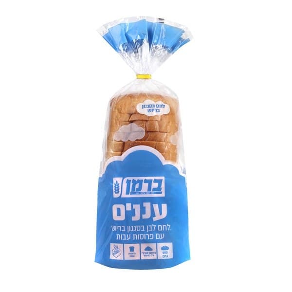 לחם עננים לבן פרוסות עבות בסגנון בריוש