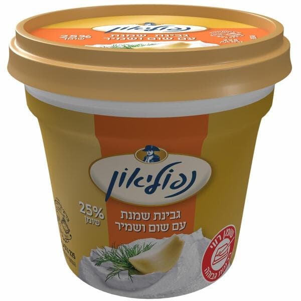 נפוליאון גבינת שמנת עם שום שמיר 25%, 225 גרם