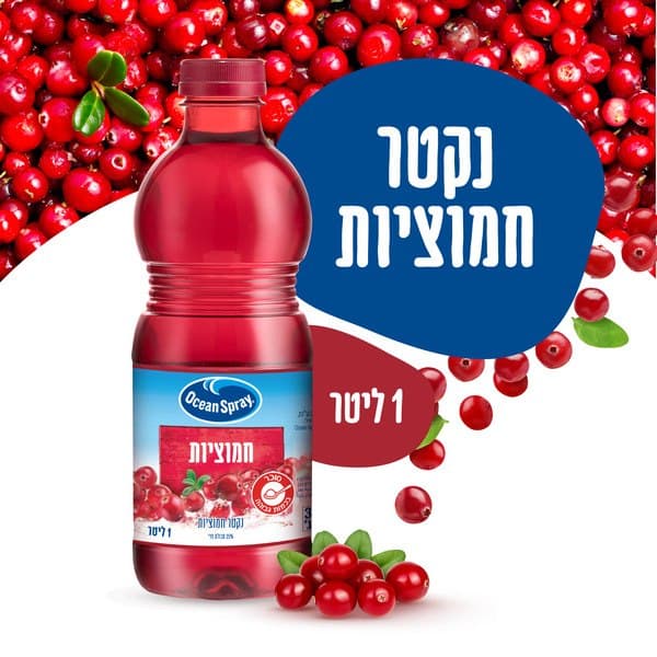 נקטר חמוציות-1 ליטר