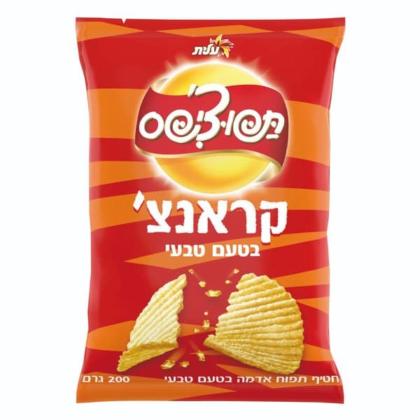 תפוצ'יפס קראנצ' בטעם טבעי