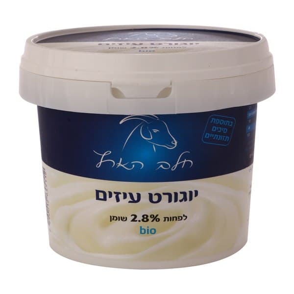 יוגורט ביו עיזים בטעם טבעי 2.8%