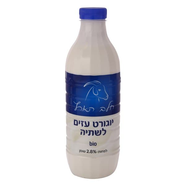 יוגורט עיזים טבעי 2.8% שומן, 1 ליטר