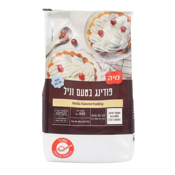 פודינג בטעם וניל 800 גר'