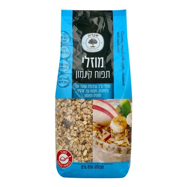 מוזלי צימוקים תפוח ק