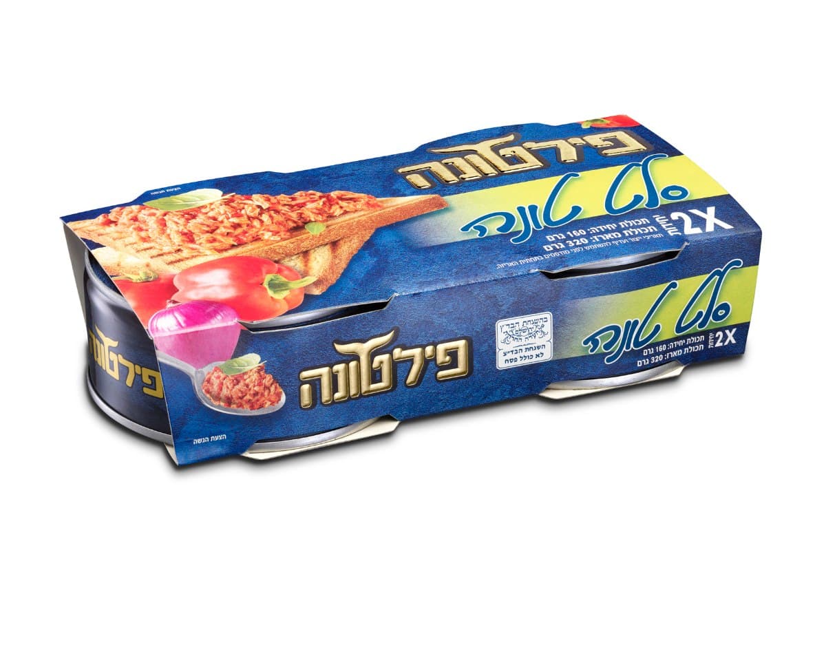 סלט טונה פילטונה 2 יח'