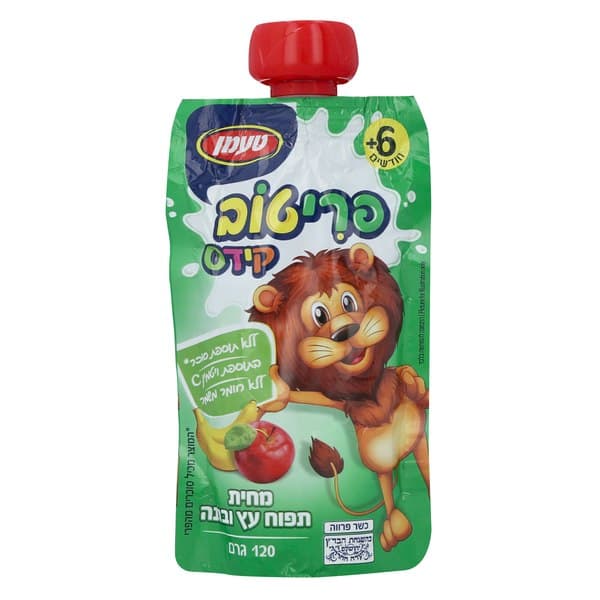 מחית תפוח עץ ובננה