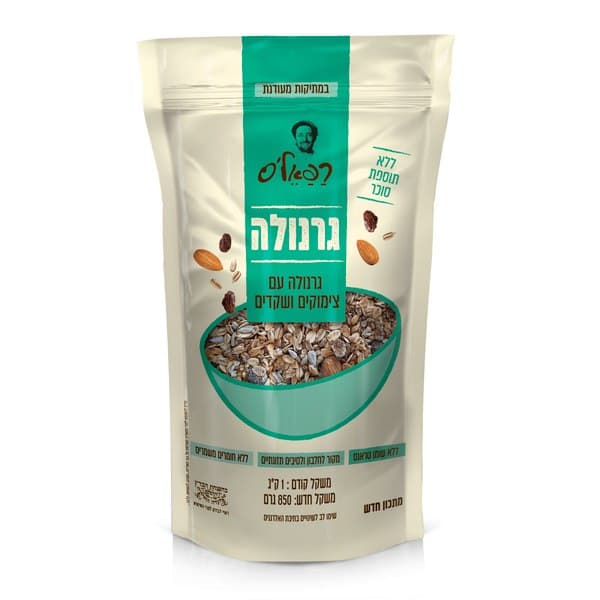 גרנולה צימוק שקד ללא סוכר