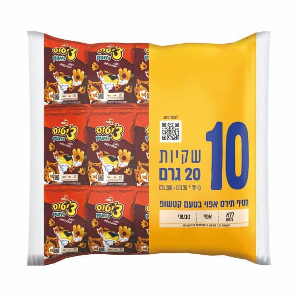 צ'יטוס כאפה בטעם קטשופ, 10 * 20 גרם