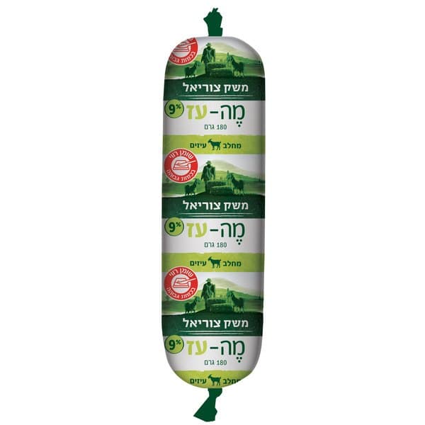 מה עז גבינת מחלב עיזים 8 %, 180 גרם