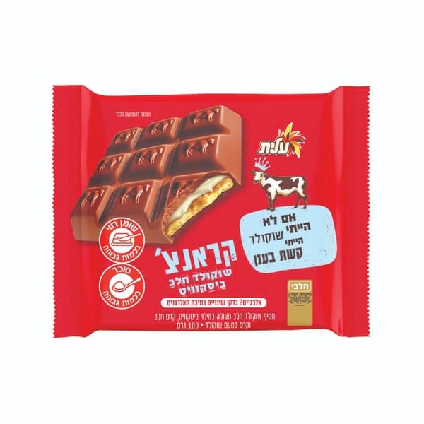 חטיף שוקולד פרה קראנצ' ביסקוויט