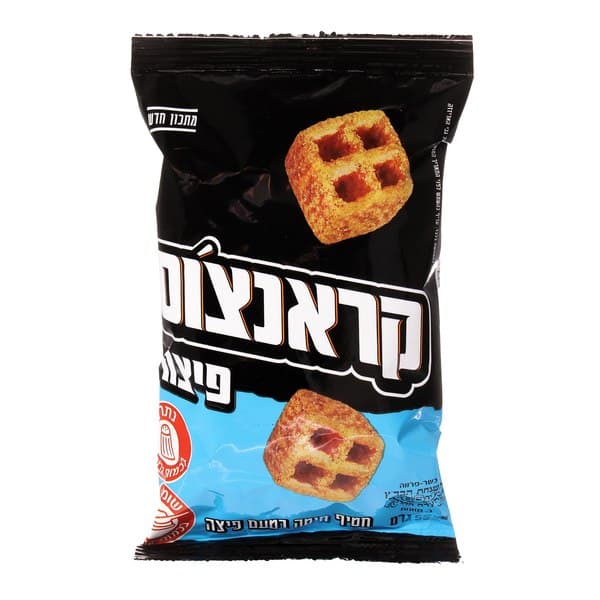 קראנצ'וס חטיף חיטה בטעם פיצה