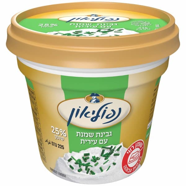 נפוליאון גבינת שמנת עם עירית 25%, 225 גרם